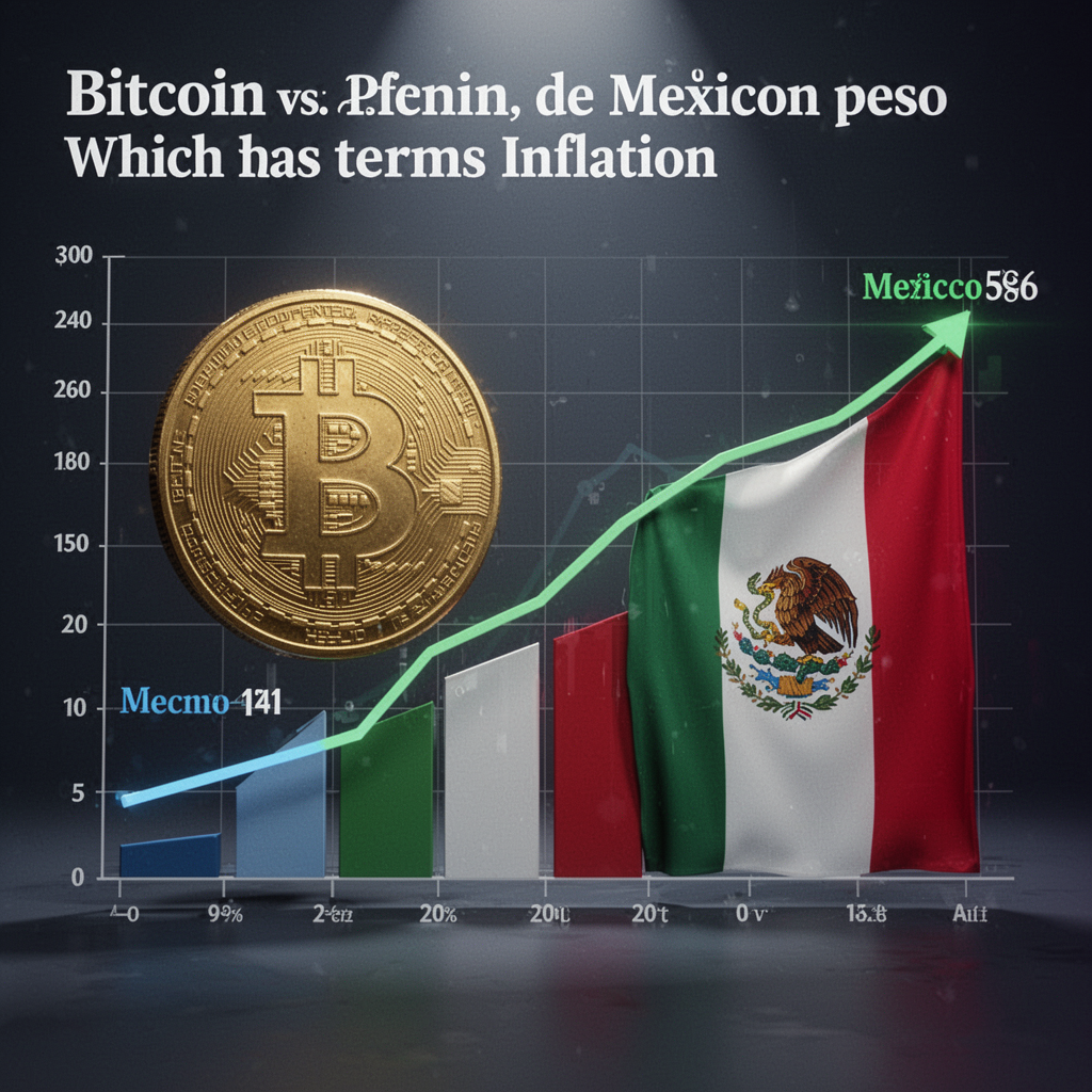Comparación inflación vs Bitcoin